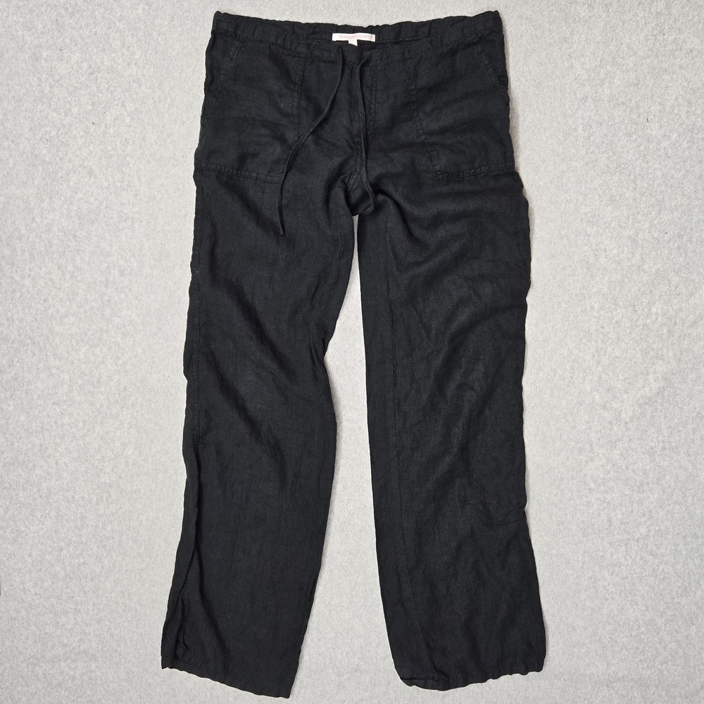 Victoria's Secret Women Pants 0 LONG‎ Black Coastal Beach 33" Inseam